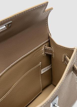 Сумка évora bag light brown/silver 5