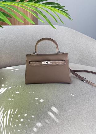 Сумка évora bag light brown/silver 7