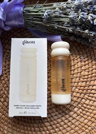 Масло для волосся gisou honey gloss collagen drops hair oil 20ml