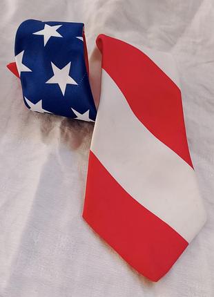 Краватка з стягом сша від ralph marlin