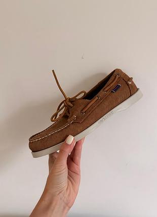 Замшевые топсайдеры sebago