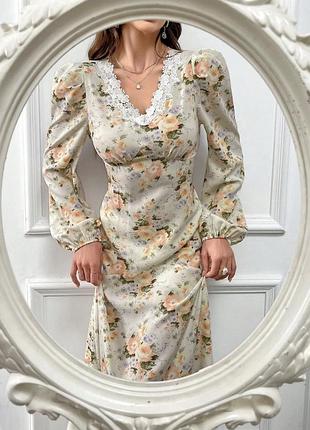 Шикарна квіткова сукня