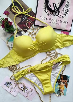 Victoria's secret xs s m l 40 38 36b 80b купальник чашка яркий