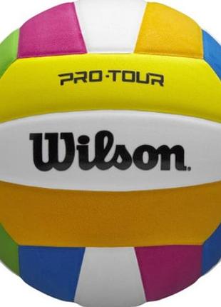 Мяч волейбольный wilson pro tour vb multicolor of