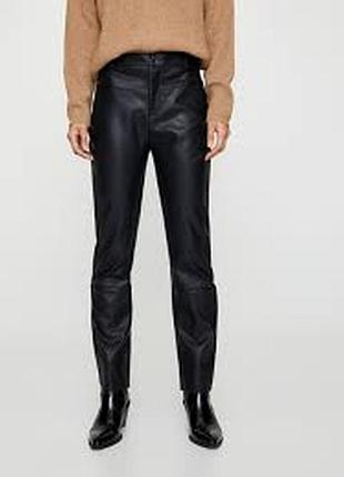 Стильні шкіряні брюки pull&bear eur42 us10