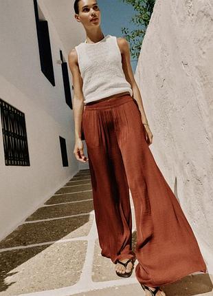 Брюки палаццо zara