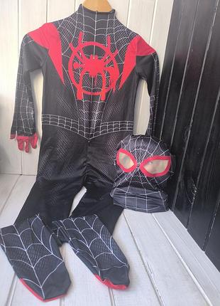 Карнавальний костюм чорний спайдермен человек паук спайдер мен spiderman spider man людина павук супергерої marvel