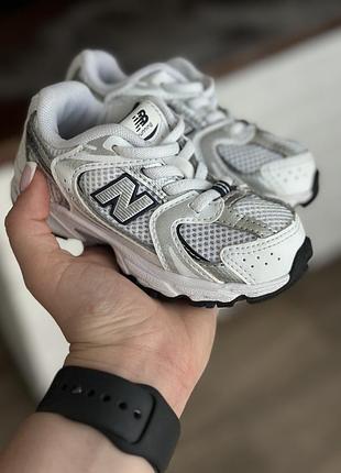 Кросівки new balance 530, оригінал, дитячі білий колір, розмір 23, 13,5 см по бірці