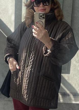 Курточка жіноча двостороння.  / великий розмір. хl,xxl,xxxl