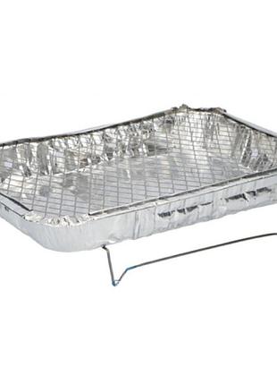 Решітка bbq line для грилю-барбекю одноразова 31x24x4,8см