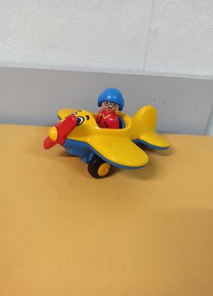 Игровой набор – playmobil 1.2.3 "маленький самолет" с пилотом