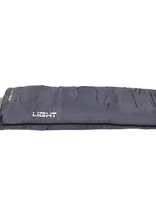 Спальник туристичний enero light 200x70см, сірий