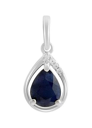 Срібна підвіска proba із сапфіром 1.355ct (2214014)