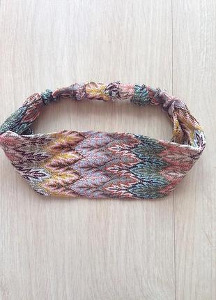 Пов'язка на голову в'язка missoni