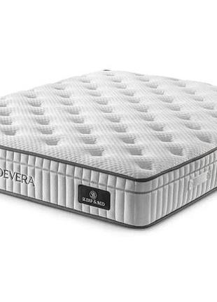 Матрас беспружинный aloevera visco memory foam 140x200 см трикотажное полотно (938245)