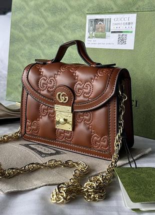 ⭐⭐⭐⭐⭐ 
роскошная премиум сумка из натуральной кожи gg marmont mini 👜 a0369