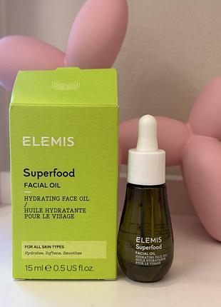 Олія для обличчя з омега-комплексом  elemis superfood facial oil