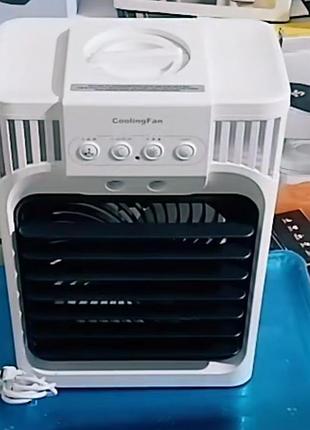 Настільний мінікондиціонер cooling fan (переносний зволожувач і вентилятор) на пульті