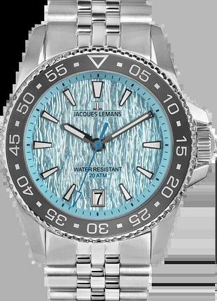 Годинник чоловічий jacques lemans liverpool diver 1-2205m