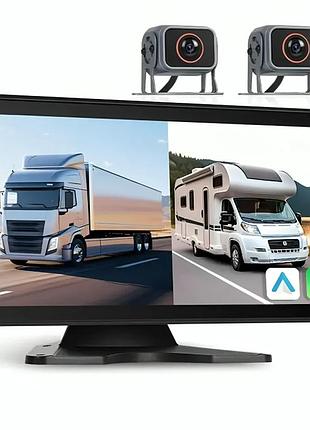 Автомобильный парковочный комплекс podofo a3680 с видеорегистратором 10.36" черный (938627)