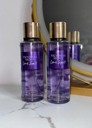 Victoria’s secret спрей парфумований міст для тіла 🎀love spell🎀