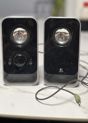 Комп'ютерні колонки logitech ls11 2.0 (3 вт) — компактна акустика