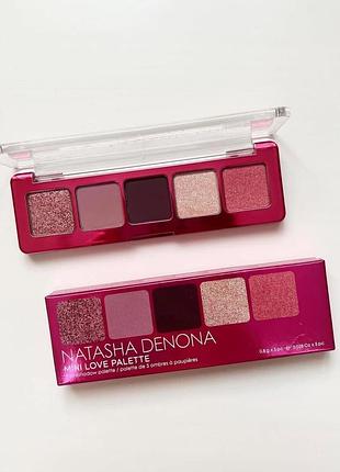 Natasha denona mini love palette палетка тіней