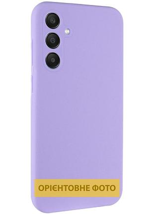 Чехол silicone cover lakshmi full camera (aaa) для samsung galaxy a12 сиреневый / dasheen