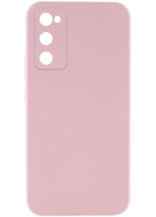 Чехол silicone cover lakshmi full camera (aaa) для samsung galaxy s20 fe розовый / pink sand