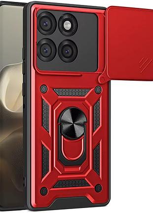 Чохол ummi camshield serge ring для motorola edge 70 fusion / 70 fusion+ червоний / red