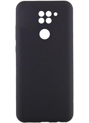Чехол silicone cover lakshmi full camera (aaa) для xiaomi redmi note 9 / redmi 10x черный / black