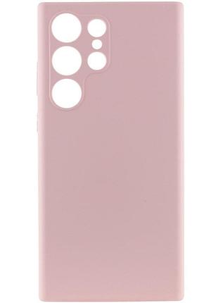 Чехол silicone cover lakshmi full camera (aaa) для samsung galaxy s26 ultra розовый / pink sand