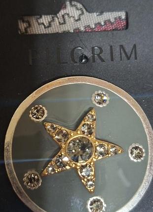 Pilgrim данные стильная подвеска кулон на магните брошка с камнями swarovski