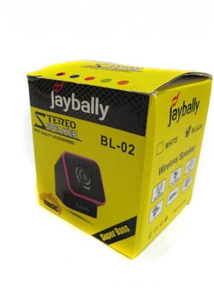 Портативная беспроводная колонка jaybally sps bl 02 с мощным звучанием, bluetooth акустика для прогулок и вечеринок
