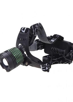 Мощный налобный фонарь police bl-2188-t6 с led t6, прожекторный режим, регулируемая резинка