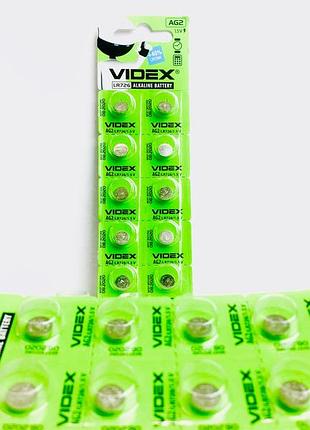 Пакет батареек videx ag2 (lr726), 10 шт., мини-элемент для часов и калькуляторов
