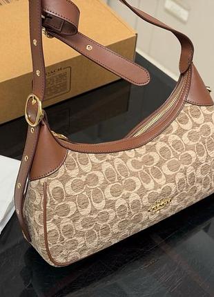 Сумка жіноча coach коричнева