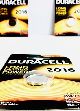 Щелочная батарейка duracell dur-2016 с длительным сроком службы, компактная таблетка для часов и электроники