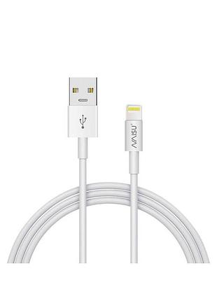Usb-кабель naisu ns-5a для iphone — прочный кабель с надёжным соединением