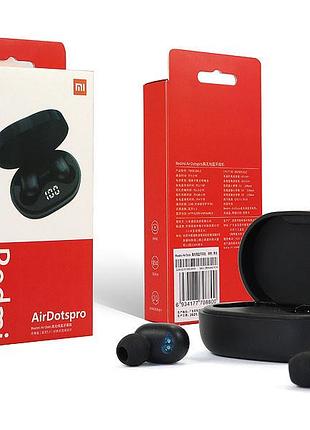 Беспроводные наушники redmi airdots pro с кейсом и цифровым индикатором заряда — bluetooth гарнитура с зарядным футляром