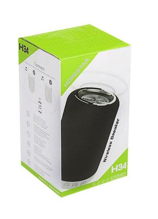 Портативная беспроводная колонка hopestar h-34 — компактная bluetooth-акустика с качественным звуком