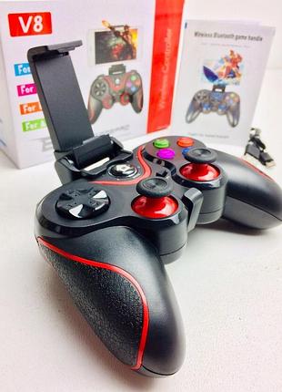 Бездротовий геймпад wireless controller v8/7211 зі зручною підставкою-тримачем для смартфона