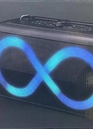 Портативная bluetooth-колонка monster musicbox go 60w с двумя микрофонами — мощный звук для вечеринок и караоке