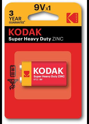 Батарейка крона kodak super heavy duty 6f22 9v високої потужності