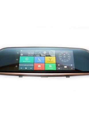 Відеореєстратор-дзеркало art-d35 з android 6.1, 3g, 7" lcd, gps та двома камерами — розумне дзеркало-регістратор з навігацією