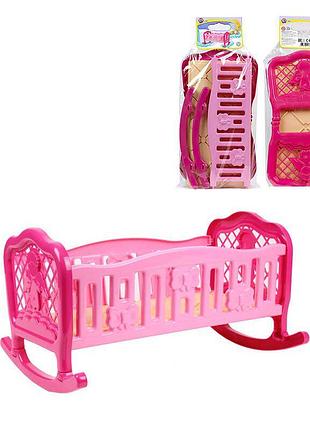 Кроватка для кукол "technok toys" 4531 с пакетом