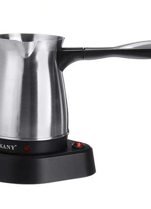 Электрическая турка sokany sk-214 для приготовления кофе, автоматическая турка-кофеварка для дома и офиса