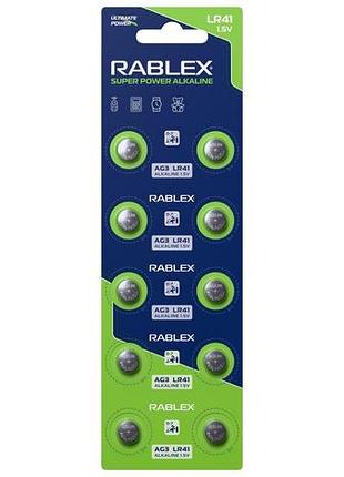 Алюминиевые таблеточные батарейки rablex lr41 ag3 с новым дизайном