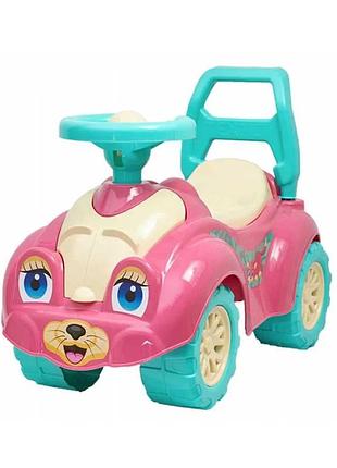 Толокар "котик" малиновый от technok toys