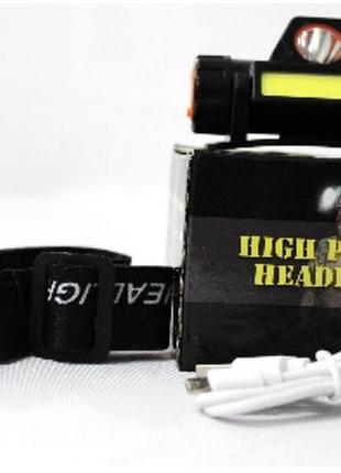 Мощный налобный фонарь bl 8101/7726/101 xpe+cob с аккумулятором, бренд bl, модель 8101/7726/101